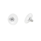 12 Packs: 60 ct. (720 total) Rhodium Earring Back Disks by Bead Landing™